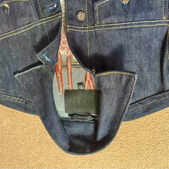 Guess Men's XS Rex Denim Embroidery Jacket - Picture 3 of 5